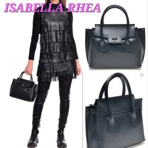 Isabella Rhea Top handle Tote/shoulder Bag in Nero/Black